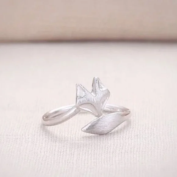 “Into the Woods” Fox Animal Minimalist Cute Ring - Picture 3 of 8